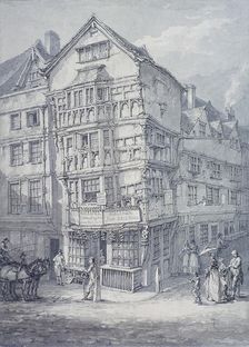 Chancery Lane, London, 1814. Artist: Thomas Hearne