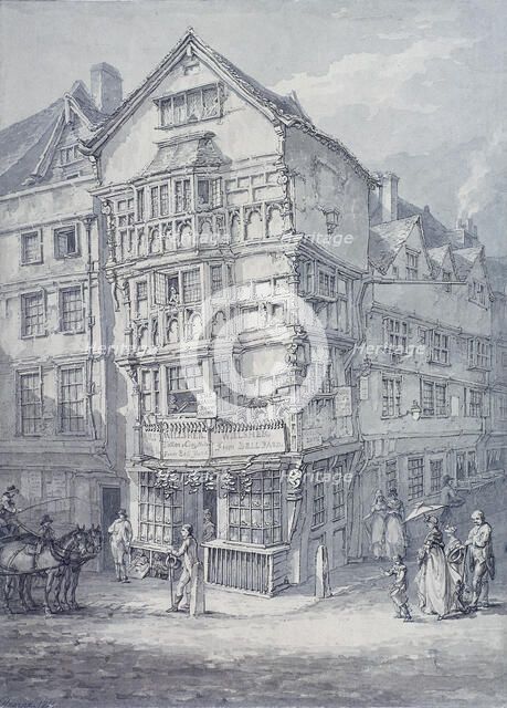 Chancery Lane, London, 1814. Artist: Thomas Hearne