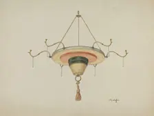 Chandelier, 1941. Creator: Cornelius Christoffels