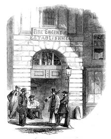 Chandos-street Fire-Engine Station, 1858. Creator: Unknown