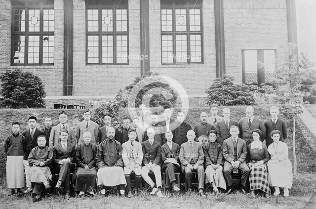 Chang Sha -- Yale-in-China - Faculty, between c1910 and c1915. Creator: Bain News Service.