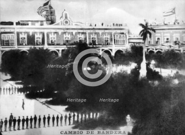 Change of Flag, (1902), 1920s. Artist: Unknown.