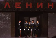Changing Guard at Lenins Tomb, Red Square, Moscow, 20th century. Artist: CM Dixon