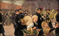 Changing of the Guard, 1888. Creator: Erik Henningsen