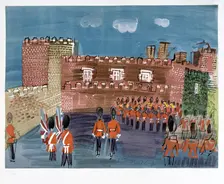 Changing of the Guard 20th century. Artist: Raoul Dufy