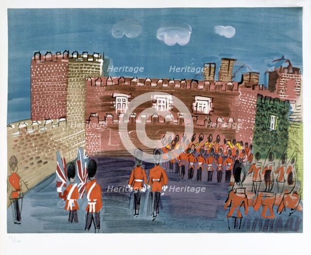 'Changing of the Guard', 20th century. Artist: Raoul Dufy