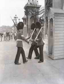 Changing the Guard at Buckingham Palace, London, c1955. Creator: Arthur Charles Kirby Ware