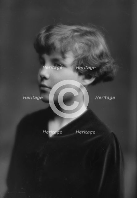 Chanler, William Astor, son of, portrait photograph, 1914. Creator: Arnold Genthe.