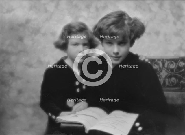 Chanler, William Astor, sons of, portrait photograph, 1914. Creator: Arnold Genthe.