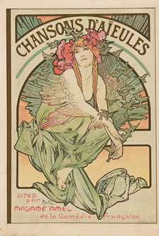 Chansons d'Aïeules, 1898. Creator: Alphonse Mucha