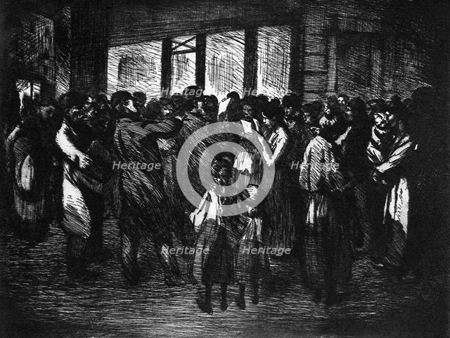 'Chanteurs de Rue', c1800-1840 (1924). Artist: Theophile Steinlen