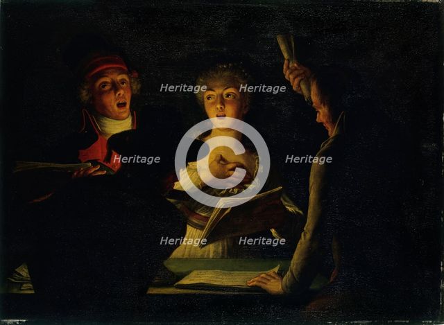 Chanteurs patriotes, dit aussi la "Marseillaise", 1794. Creator: Dominique Doncre.