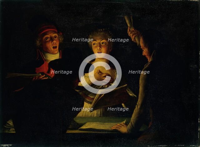 Chanteurs patriotes, dit aussi la "Marseillaise", 1794. Creator: Dominique Doncre.