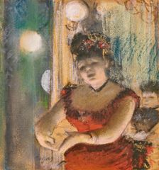 Chanteuse de café concert, 1879. Creator: Degas, Edgar (1834-1917)