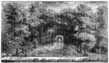 Chantilly Park, Paris, France, (1885)