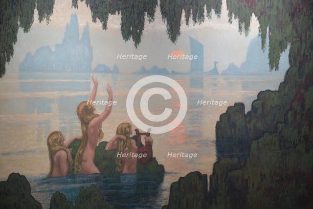 Chants sur l'eau, 1912. Creator: Auburtin, Jean Francis (1866-1930).