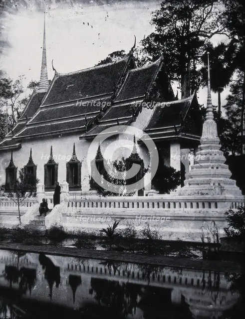 Chao Phraya river, Siam [Thailand], 1865, (1981). Creator: Unknown.