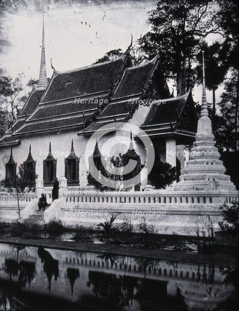 Chao Phraya river, Siam [Thailand], 1865, (1981). Creator: Unknown.