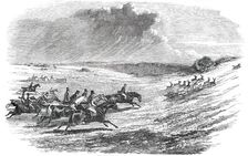 Chase of a Jackal, in the New Forest, 1850. Creator: Unknown