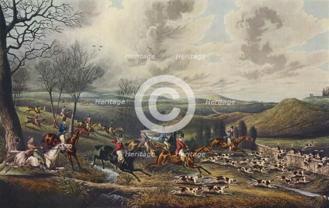 'Chase of the Roebuck: Full Cry', c1800, (1922). Artists: Henry Thomas Alken, Richard Reeve.