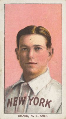 Chase, New York, American League, from the White Border series (T206) for the American ..., 1909-11. Creator: American Tobacco Company