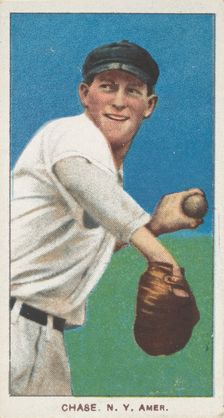 Chase, New York, American League, from the White Border series (T206) for the American ..., 1909-11. Creator: American Tobacco Company