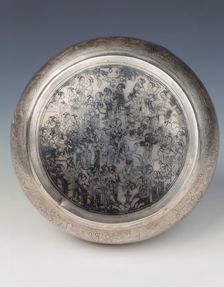 Chased silver covered box, Southern Song-Yuan dynasty, China, 13th century