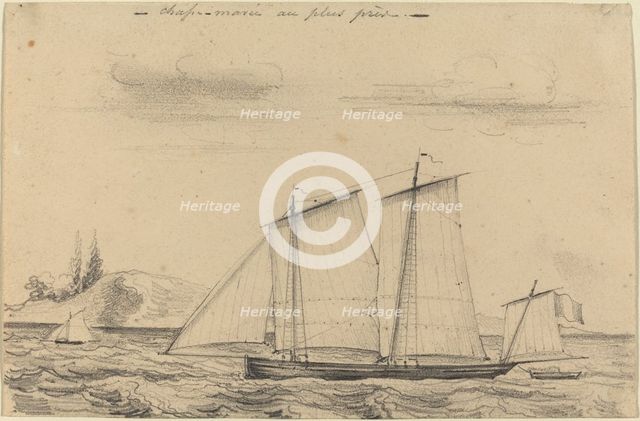 Chasse-maree au plus pres. Creator: Charles Meryon.