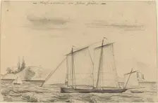 Chasse-maree au plus pres. Creator: Charles Meryon
