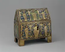 Chasse with Christ in Majesty and Apostles, French, ca. 1190-1200. Creator: Unknown