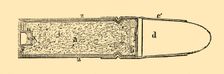 Chassepot Breech-Loader - Longitudinal Section of Cartridge c1872. Creator: Unknown