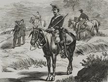 Chasseur d'Afrique, French Army, 1870. Creator: Unknown