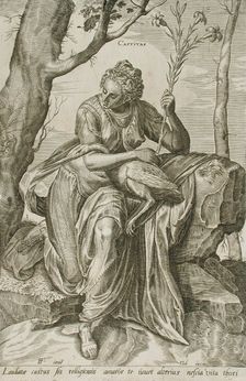 Chastity, 1560. Creator: Cornelis Cort