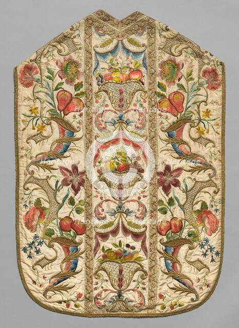 Chasuble, 1700s. Creator: Unknown.