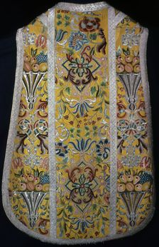 Chasuble, Central Europe, 18th century. Creator: Unknown