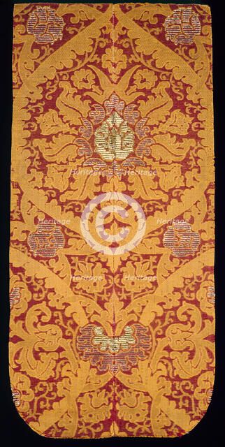 Chasuble (Back Only), Italy, 16th century. Creator: Unknown.