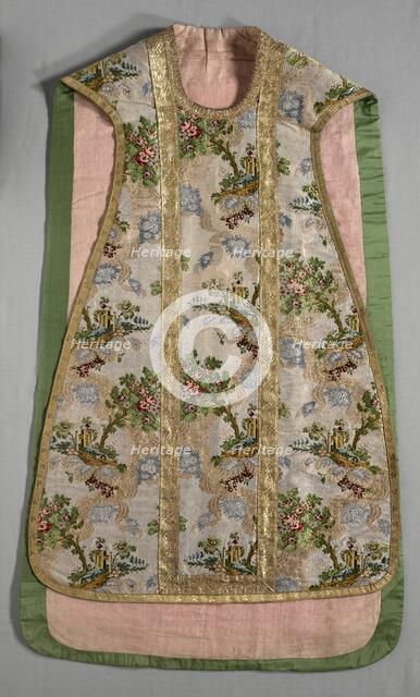 Chasuble, c. 1760-1770. Creator: Unknown.