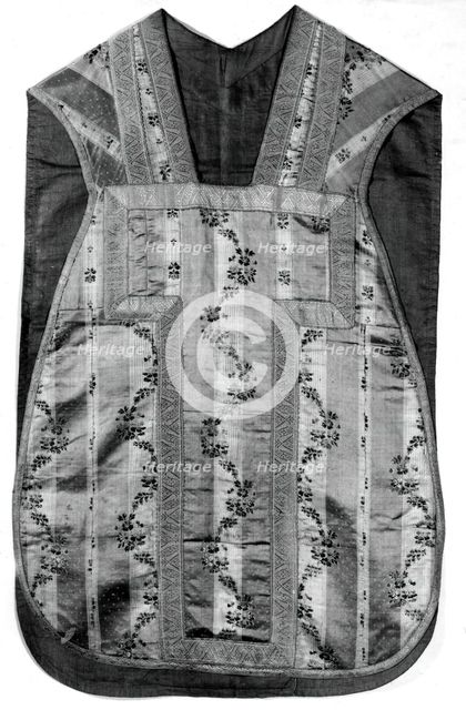 Chasuble, France, late 18th/early 19th century. Creator: Unknown.
