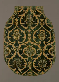 Chasuble (Fron only), Italy, 15th century. Creator: Unknown