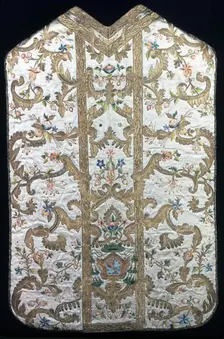 Chasuble, Italy, 1700/50. Creator: Unknown