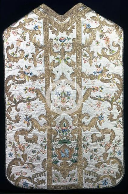 Chasuble, Italy, 1700/50. Creator: Unknown.