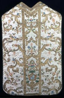 Chasuble, Italy, 1700/50. Creator: Unknown