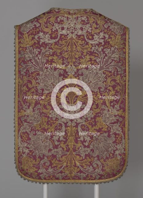 Chasuble, Italy, c. 1720. Creator: Unknown.