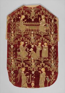 Chasuble (Opus Anglicanum), British, ca. 1330-50. Creator: Unknown