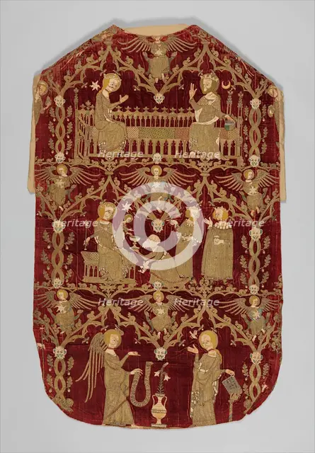 Chasuble (Opus Anglicanum), British, ca. 1330-50. Creator: Unknown.