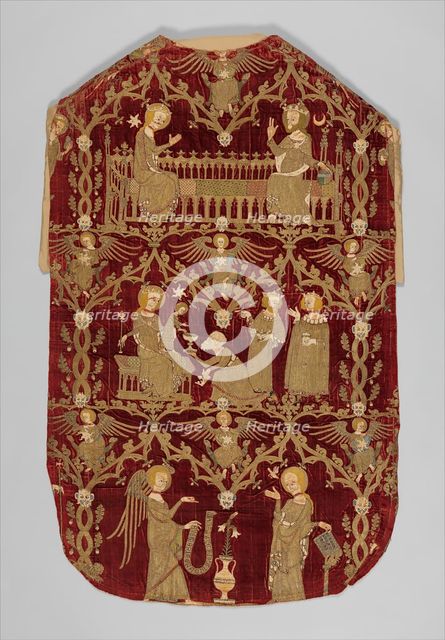 Chasuble (Opus Anglicanum), British, ca. 1330-50. Creator: Unknown.