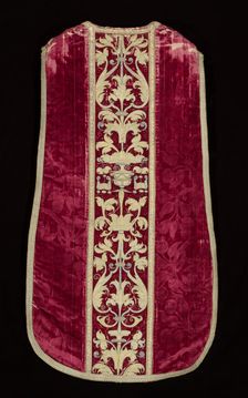 Chasuble, late 1600s. Creator: Unknown