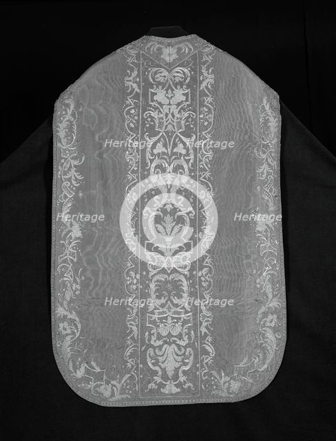 Chasuble, Stole, and Maniple, France, Late 17th/early 18th century. Creator: Unknown.