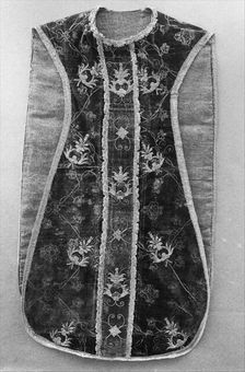 Chasuble with Pomegranate Design, British, 15th-16th century. Creator: Unknown