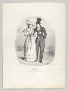 Chap. V: C'est une femme honnête (She is an honest woman), 1824. Creator: Victor Adam